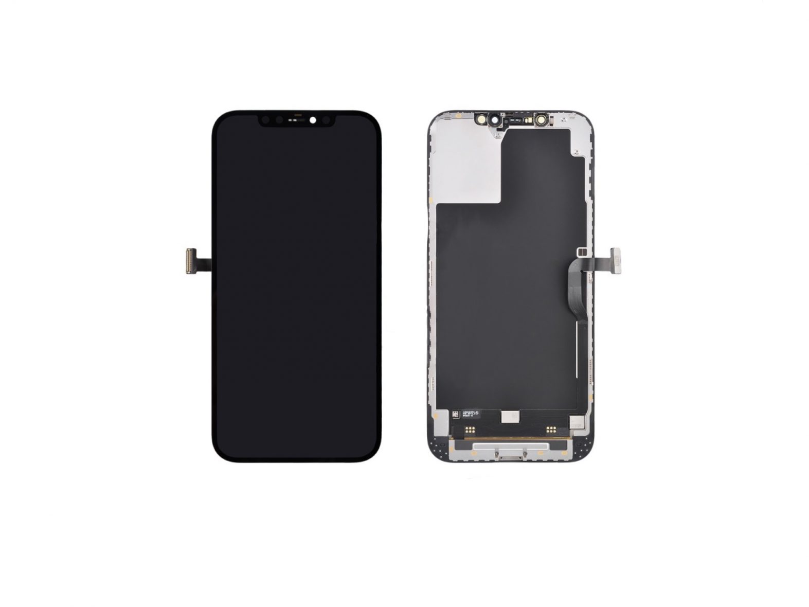 Дисплей для iPhone 12 pro max + тачскрин  чёрный с рамкой (original)