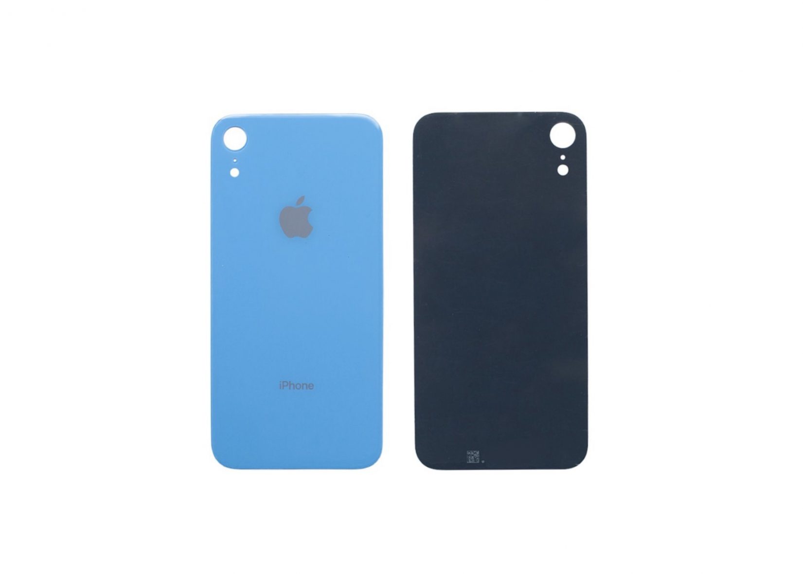 Задняя крышка для iPhone XR Big Hole (Blue)