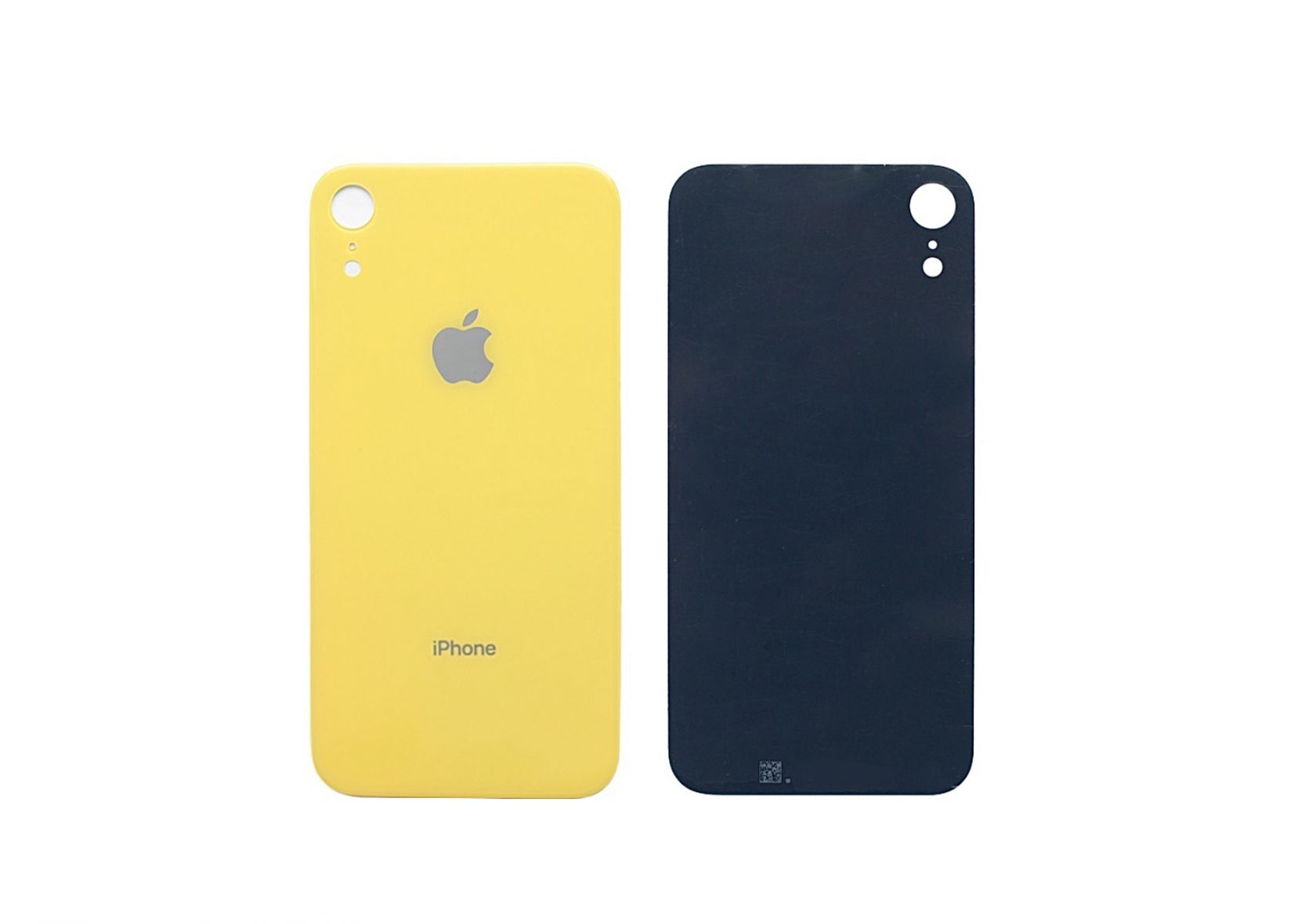 Задняя крышка для iPhone XR Big Hole (Yellow)