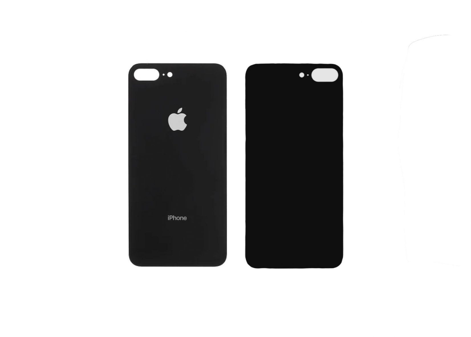 Задняя крышка для iPhone 8 Plus (чёрная)