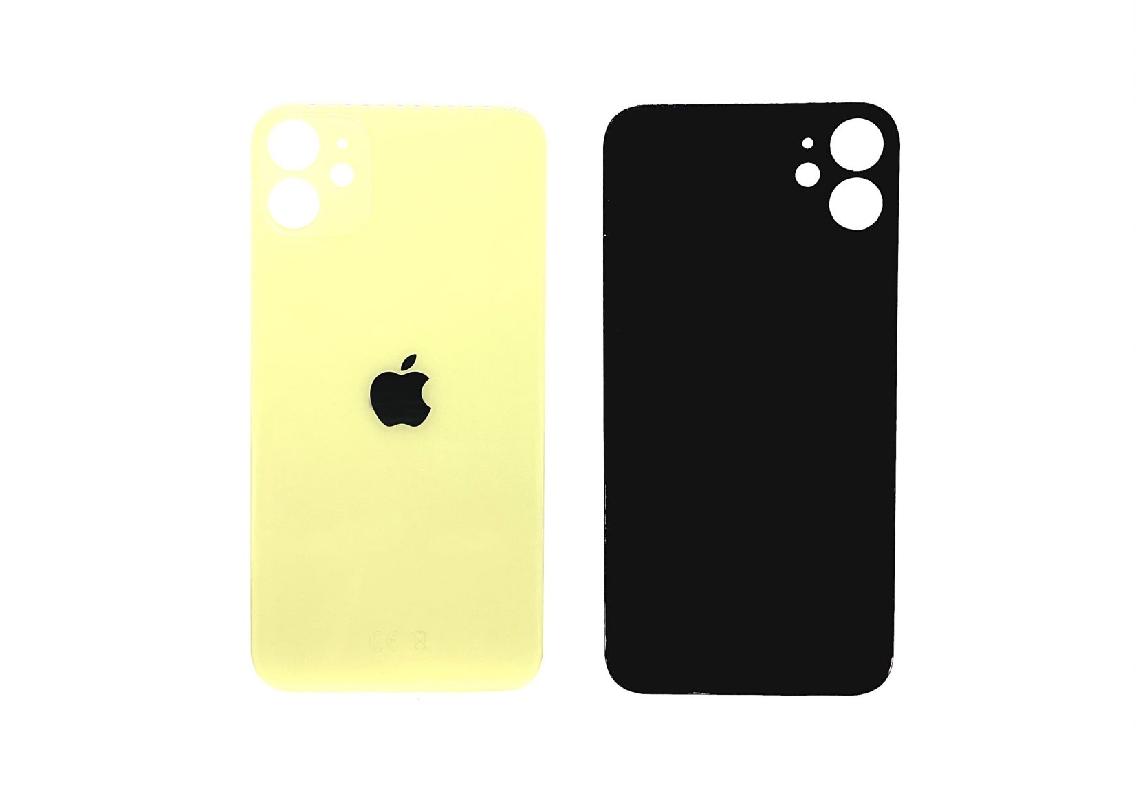 Задняя крышка для iPhone 11 Big Hole (Yellow)